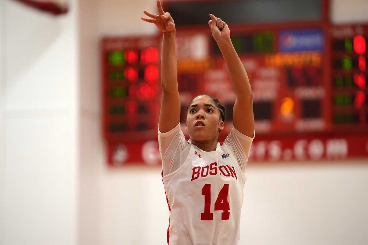 Boston University women's basketball against Lafayette