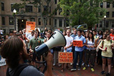 divestBU rally