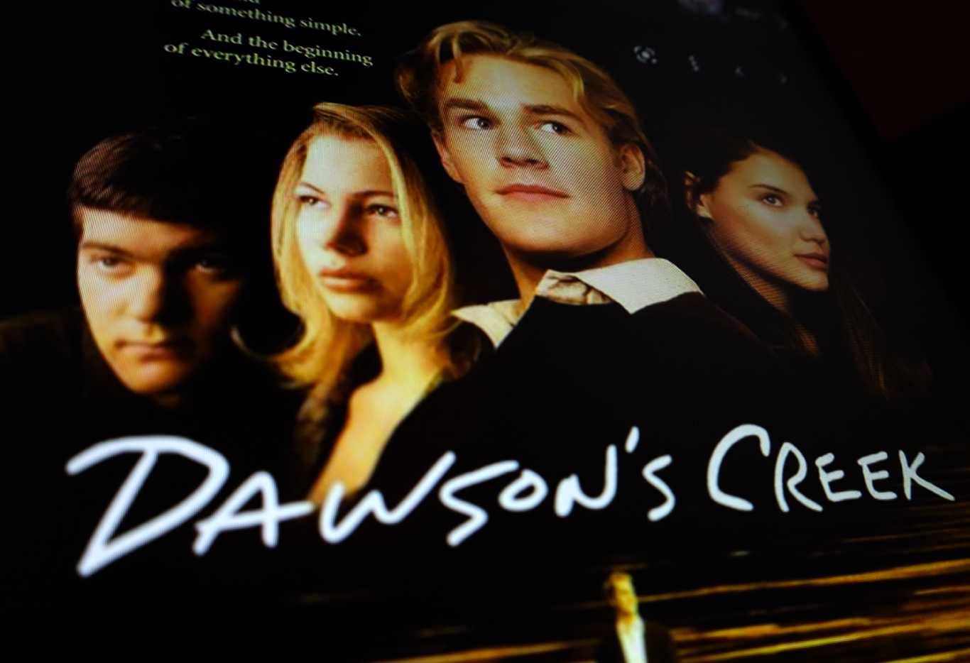 A promotional image for the show “Dawson’s Creek.” Maya shares her thoughts on the show after getting sucked in this summer. ILLUSTRATION BY CONOR KELLEY/ DAILY FREE PRESS STAFF