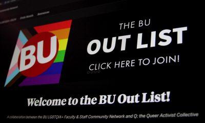 The BU Out List webpage