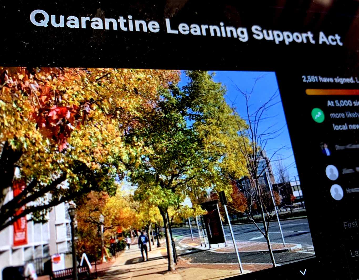 Quarantine Learning Support Act petition