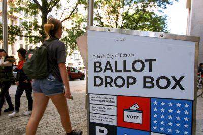 Ballot drop box