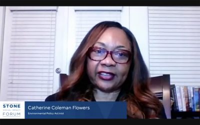 Catherine Coleman Flowers at the stone social impact forum