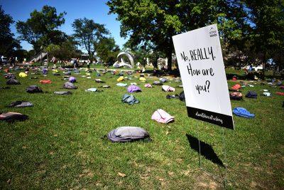 suicide awareness sign