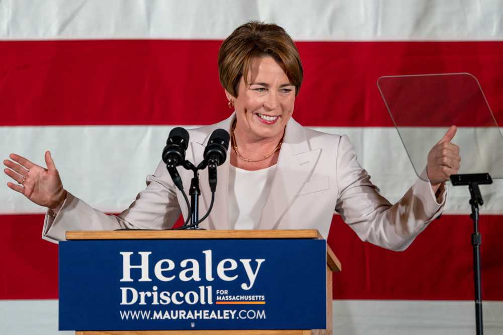 Governor Maura Healey last November. Healey announced a new $4 billion affordable housing act on Oct. 18 to combat Massachusetts’ ongoing housing crisis. HUI-EN LIN/DFP PHOTOGRAPHER