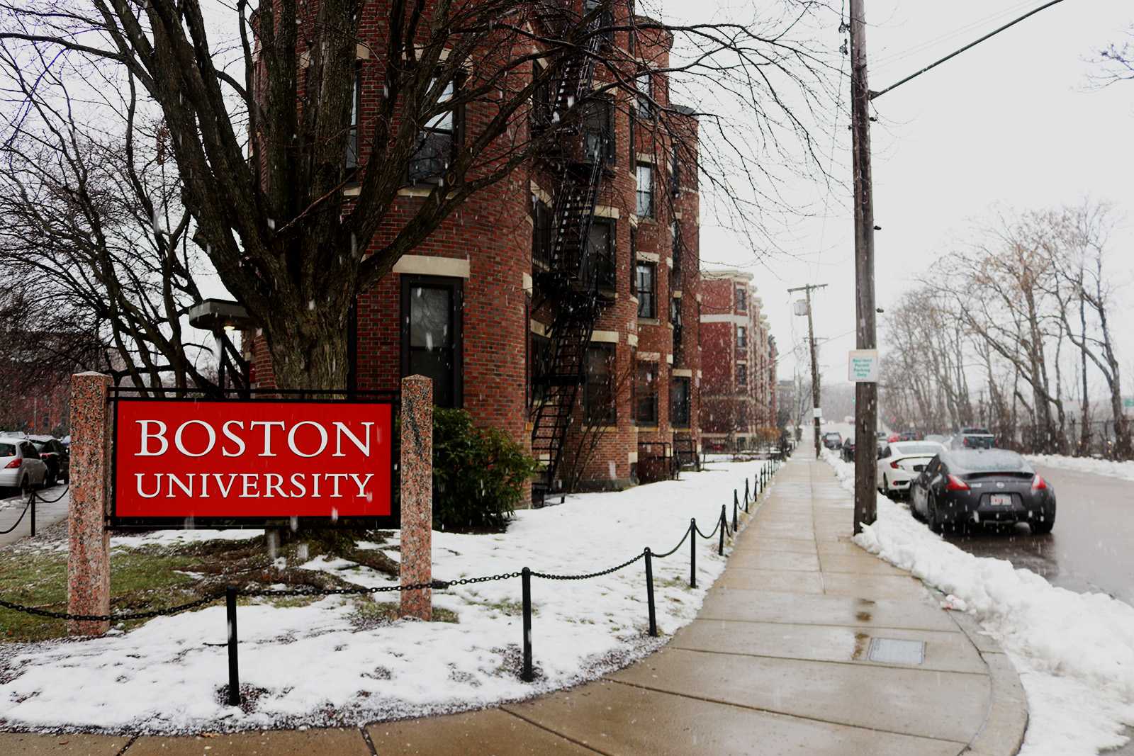 South Campus. Following a break-in at 96 Mountfort St. last Wednesday, Boston University Police and Residence Life hosted a webinar about security problems and encouraged South Campus residents to attend. ELIZABETH MCCLELLAND/ DAILY FREE PRESS STAFF
