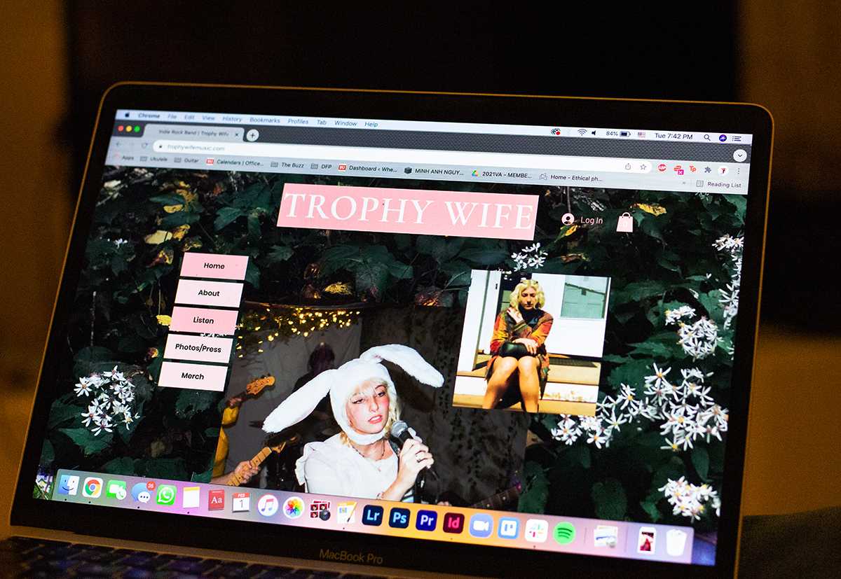 The website of local Boston band “Trophy Wife.” Peyton Renegar highlights five local bands killing it on Boston’s indie music scene. ANH NGUYEN/DFP STAFF