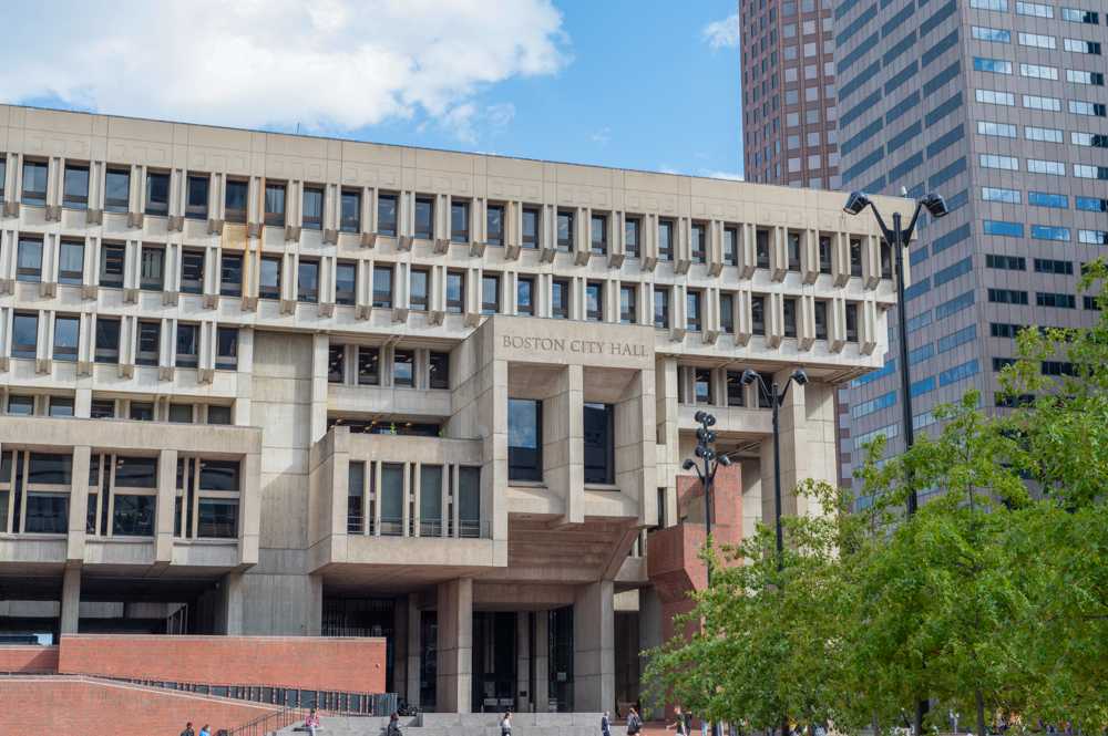 Boston City Hall. City Councilors decided Wednesday to designate Oct. 11 as Hispanidad Flag Day to celebrate Boston’s Hispanic community. KEVIN NGUYEN/DFP PHOTOGRAPHER