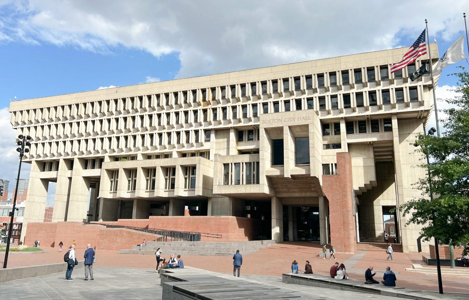 Boston City Hall. On Wednesday, the Boston City Council unanimously passed a resolution in support of the Boston University Graduate Workers Union’s strike. KEVIN NGUYEN/DFP PHOTOGRAPHER