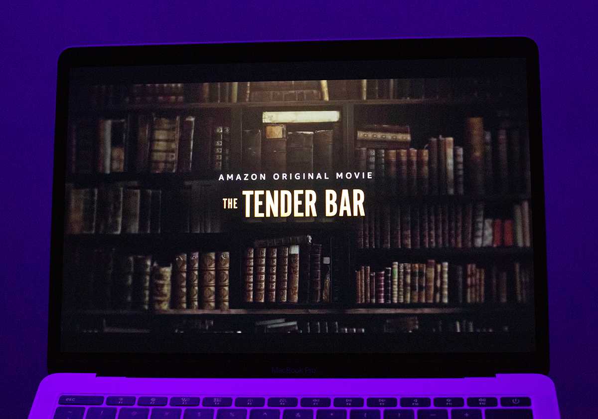 The title screen for George Clooney and William Monahan’s “The Tender Bar.” This Amazon Original movie lacks emotive drive, making for an uninspired film, writes Andrew Harwood. ANH NGUYEN/DFP STAFF