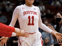 Boston University women's basketball against Army, patriot league