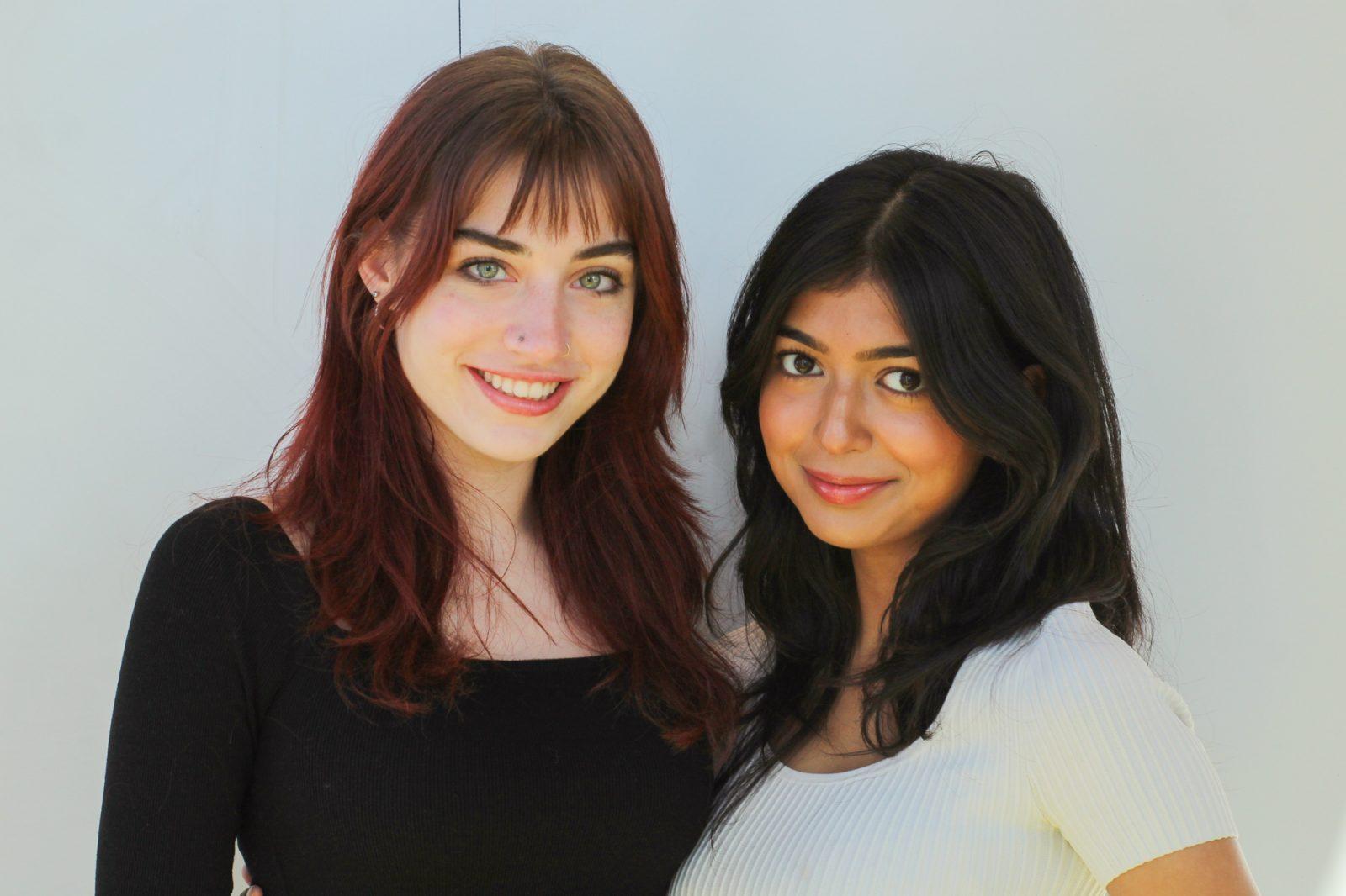 Remi Chester and Prianna Sharan. Chester and Sharan are the founders of Popple, a social media app to connect people. ISABELLA OLAND/DFP PHOTOGRAPHER