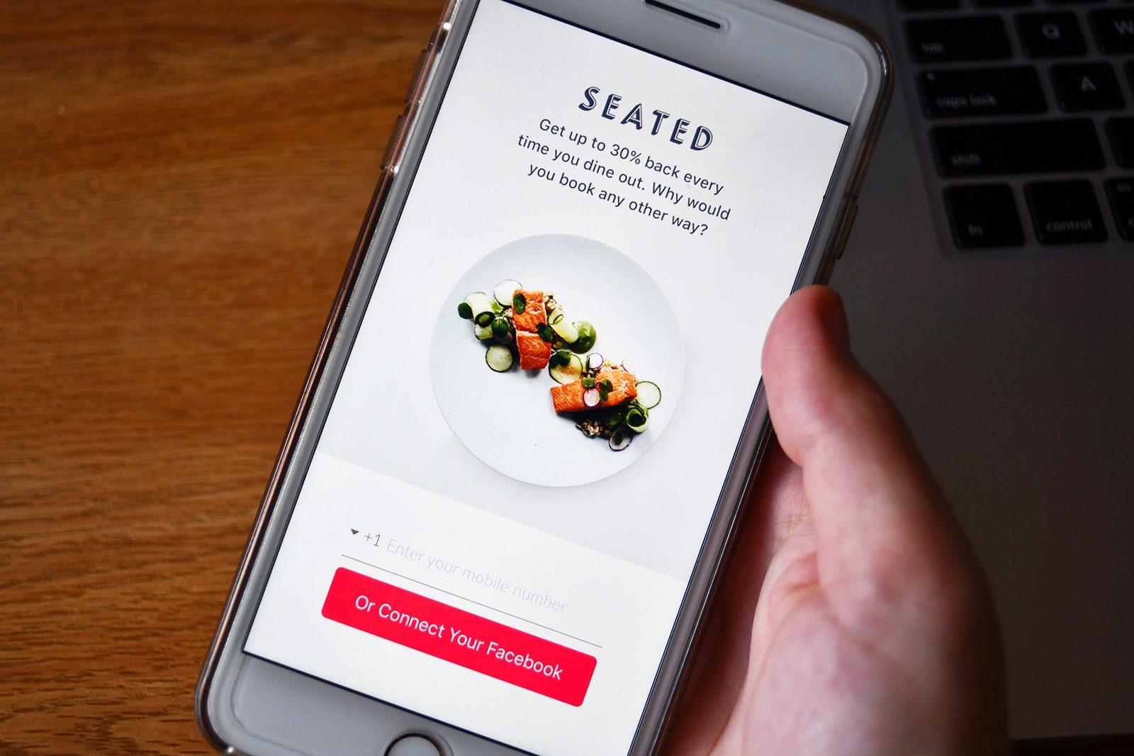 By using the Seated app to make reservations, users are able to earn up to 30 percent off the prices of restaurant meals in rewards. ILLUSTRATION BY AUSMA PALMER/ DAILY FREE PRESS STAFF