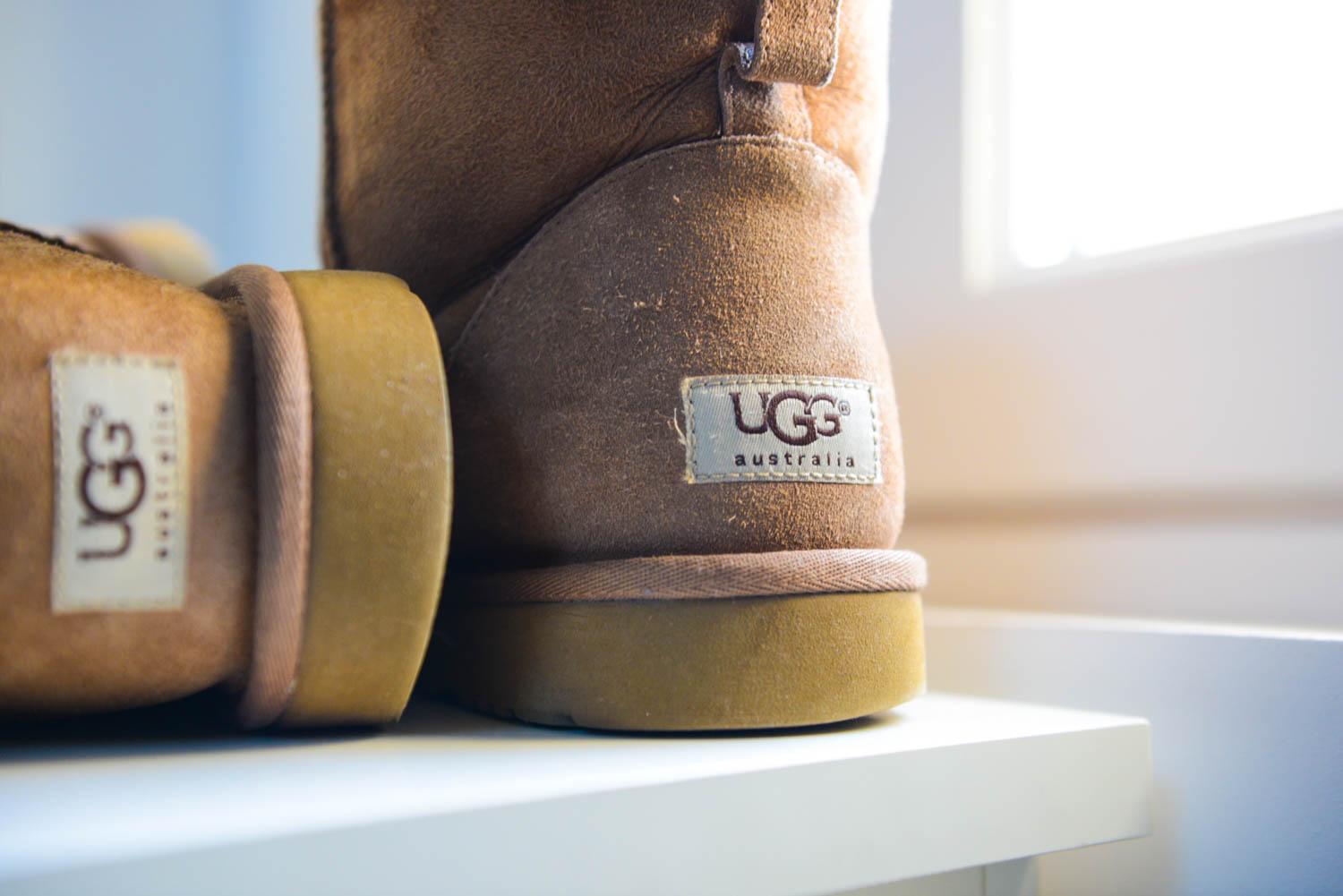 A pair of UGG boots. Melina writes about why she thinks the furry boots are an unattractive and impractical choice of winter footwear. COURTESY OF THIBAULT PENIN VIA UNSPLASH