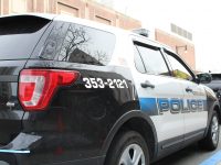 A Boston University Police car.