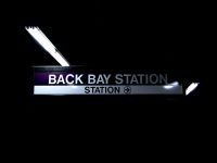 back bay station sign
