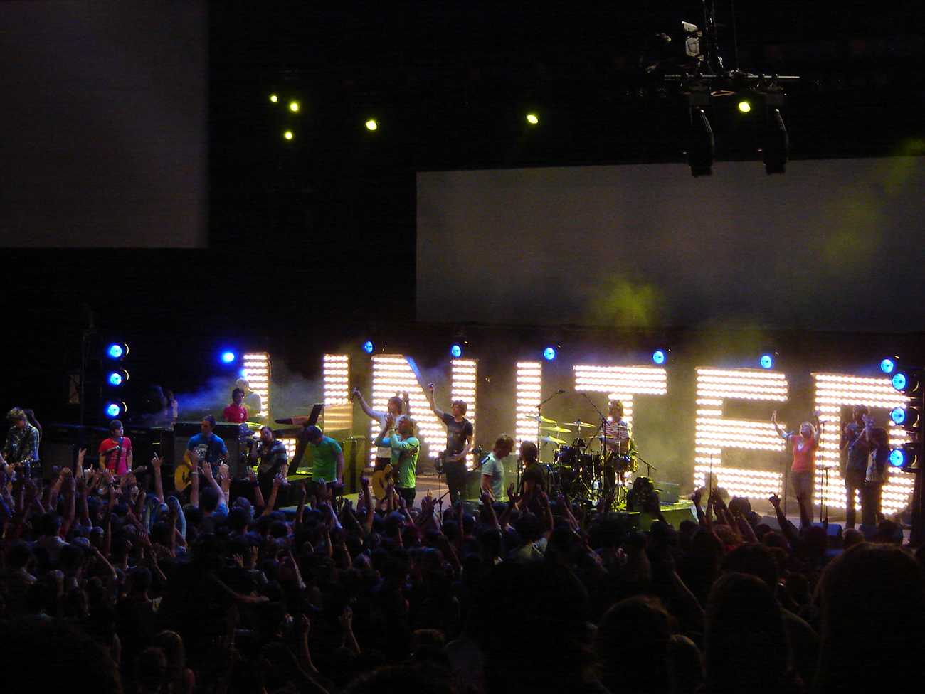 Hillsong UNITED performs in 2005. The group is performing in Agganis Arena in July. WIKIMEDIA COMMONS