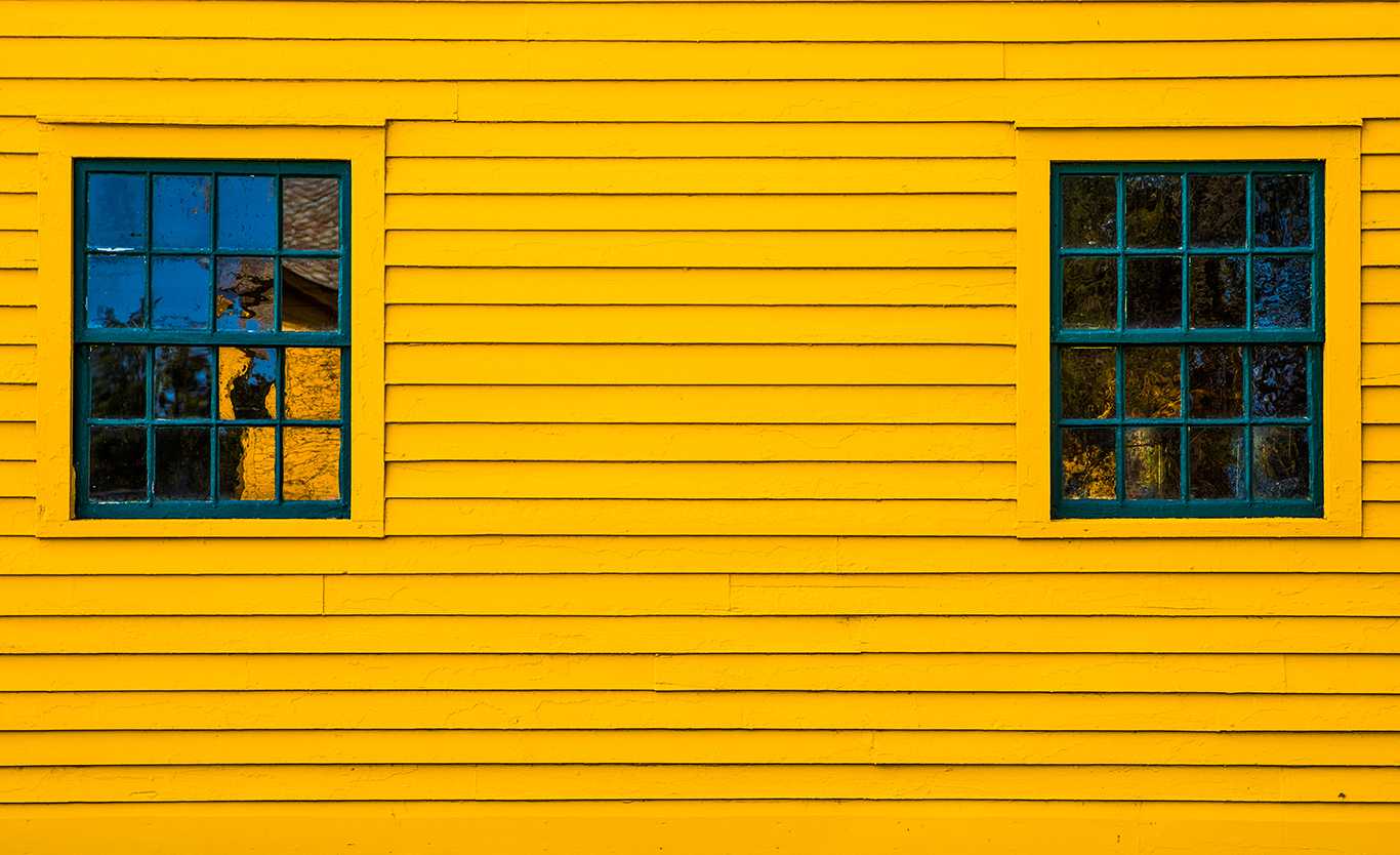 yellow house