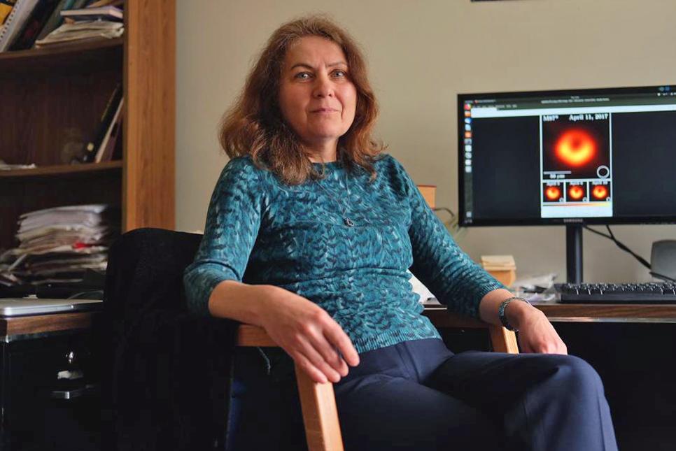 Senior research scientist and Boston University astronomy professor, Svetlana Jorstad, was chosen to work on the project responsible for getting the first image of a black hole.
RODRIGO DE LA MAZA/ DFP STAFF
