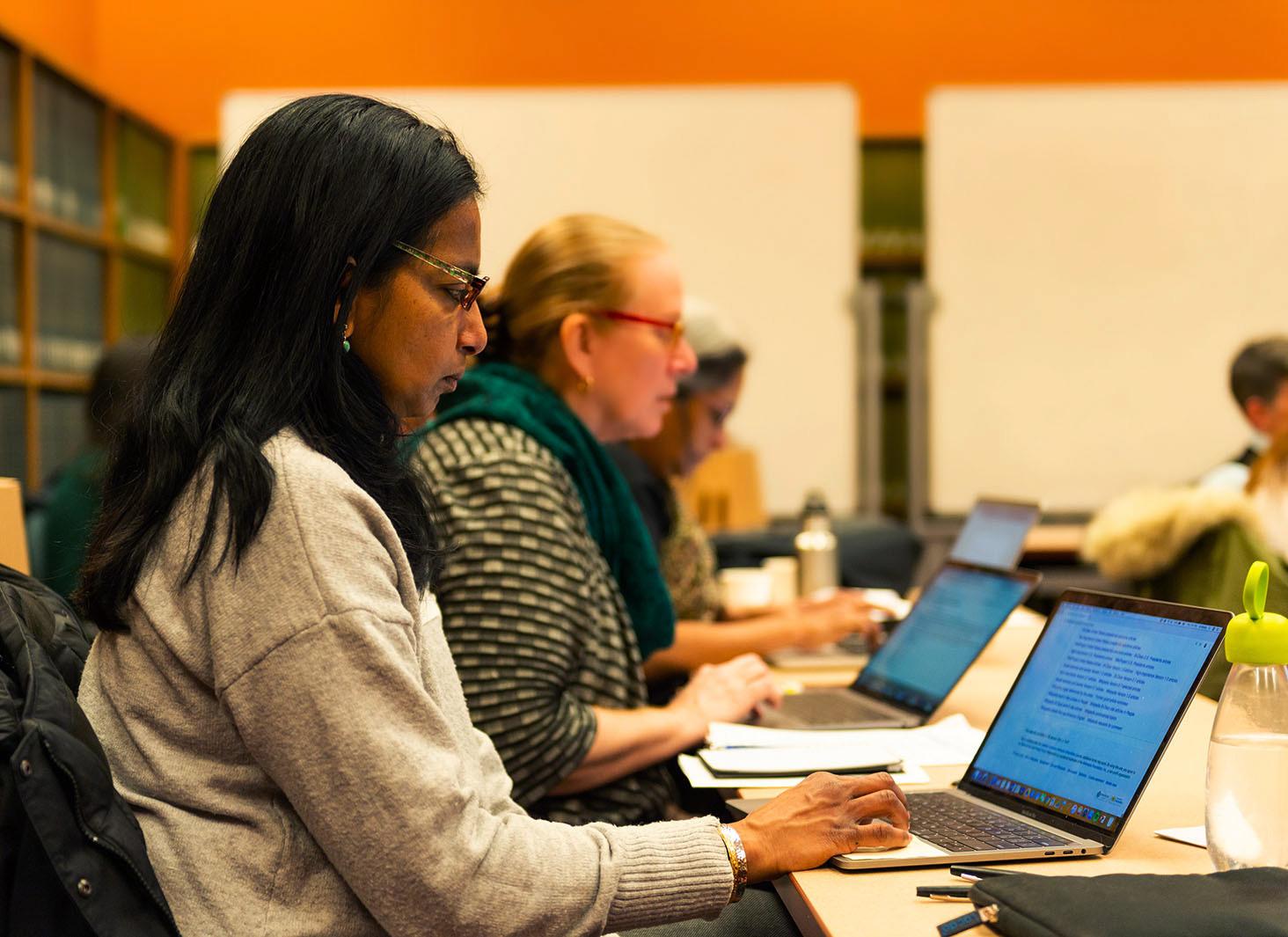 Boston University Libraries hosted their fourth “Wikipedia in the Classroom” workshop Thursday to educate faculty on how to incorporate Wikipedia into their courses. RYAN GREGORY/ DAILY FREE PRESS STAFF
