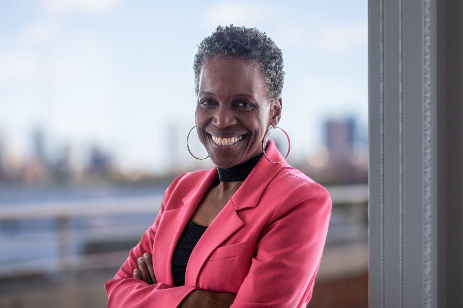Boston University’s 11th President, Melissa Gilliam. Gilliam stated it is important for her to work with student leaders on campus, including those from the BU Graduate Workers Union and ResLife Unions. ZACH SCHWARTZ/DFP PHOTOGRAPHER