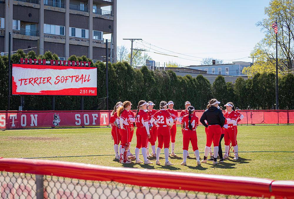 bu softball against Colgate