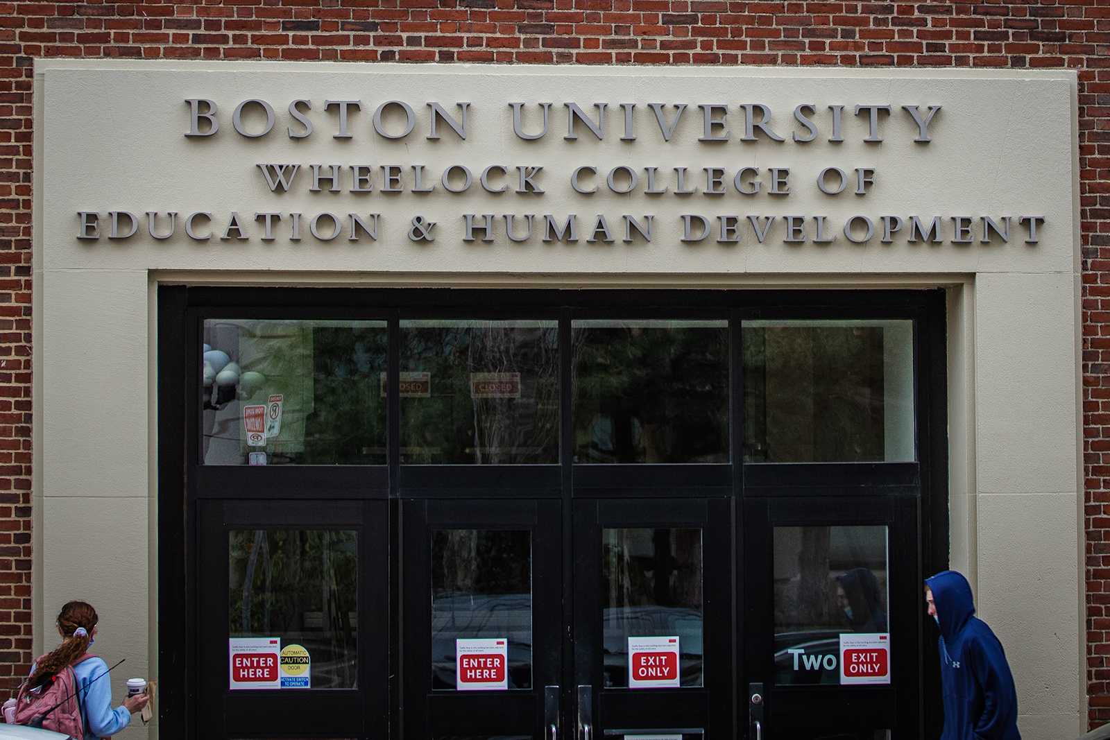 Boston University’s Wheelock College of Education &amp; Human Development. Students who had enrolled in the college in Fall 2020 but deferred a year were unaware that it had changed its degree program requirements and teacher licensing. BAILEY SHEN/ DFP FILE
