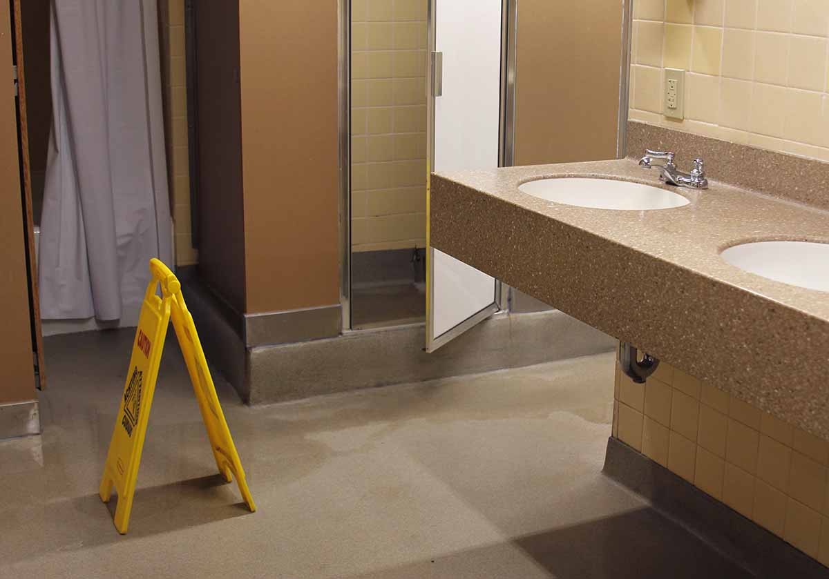 Dorm bathroom conditions