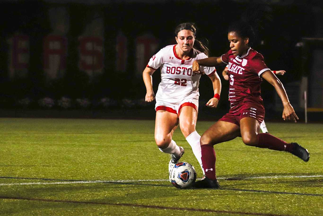 BU women's soccer player