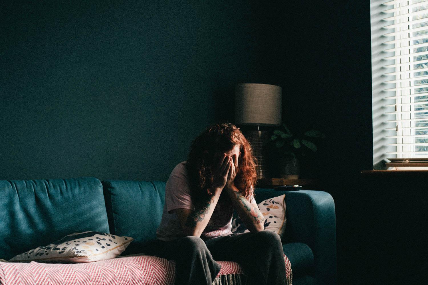 A person dealing with stress. Thalia writes about how she pulled herself through a period of low self-esteem this semester and how she continues to cope with her stressors. COURTESY OF ANNIE SPRATT VIA UNSPLASH