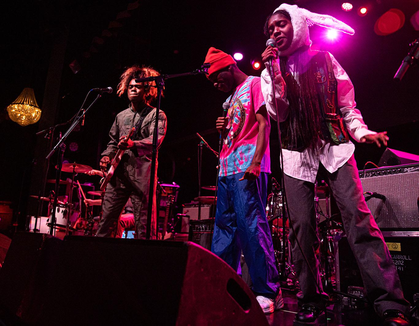 BLACKSTARKIDS opening for beabadoobee at Royale nightclub Friday night. VISHVA VENKATESAN/ DAILY FREE PRESS STAFF

