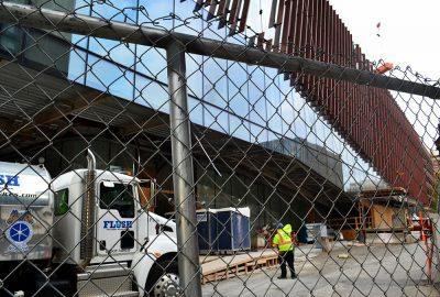 Jenga building, workers injured