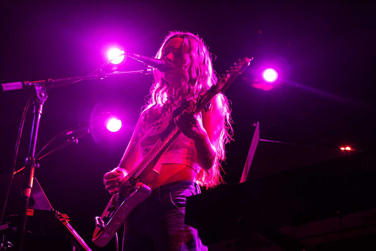 Singer Holly Humberstone, who opened for Girl in Red at the Paradise Rock Club March 18. Emma Hagert calls the British performer enchanting and beautifully personal during her radiated confidence opening performance at the sold out concert Friday. VISHVA VENKATESAN/DFP STAFF