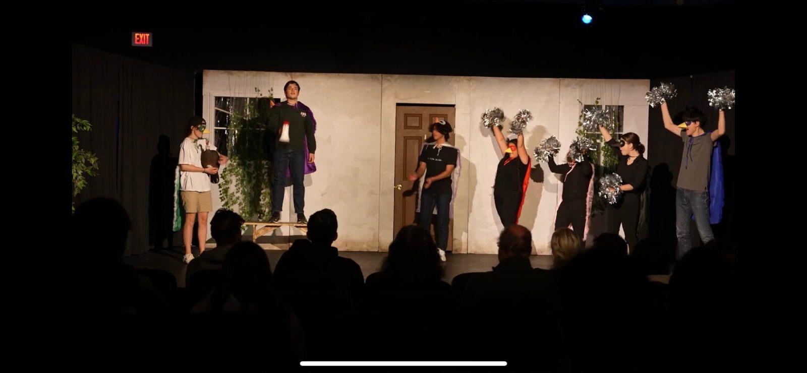 A performance of “The Boys” by Wandering Minds. The club was founded in 2000 and promotes all aspects of theater production. PHOTO COURTESY OF WANDERING MINDS