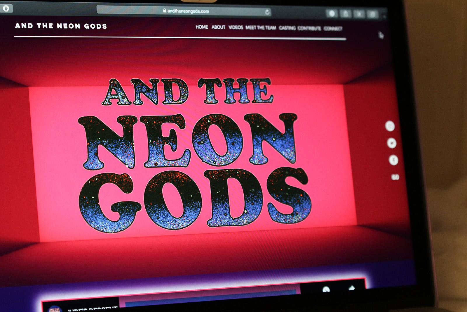 “And The Neon Gods.” Boston University senior Jonas Hayes wrote the feature film after his freshman year and is now preparing to film. ILLUSTRATION BY HANNAH YOSHINAGA/ DAILY FREE PRESS STAFF