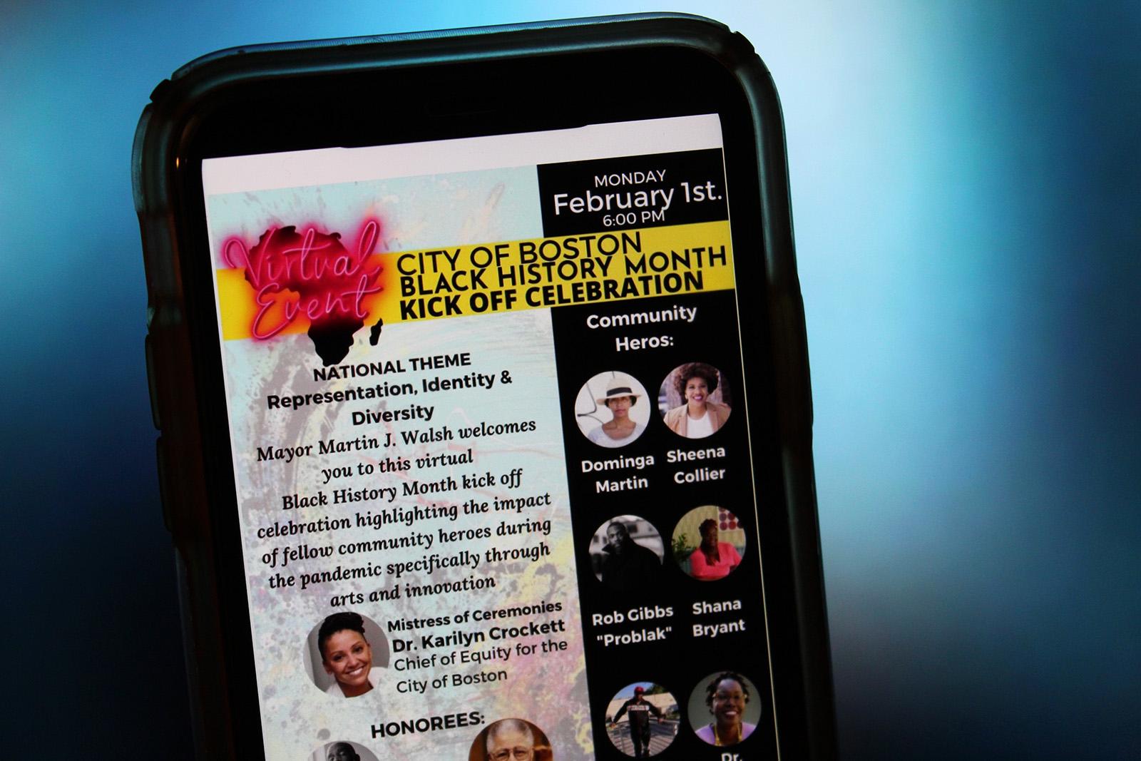 The City of Boston will celebrate Black History Month virtually this year with events that follow a “Representation, Identity and Diversity” theme. ILLUSTRATION BY HANNAH YOSHINAGA/ DAILY FREE PRESS STAFF 