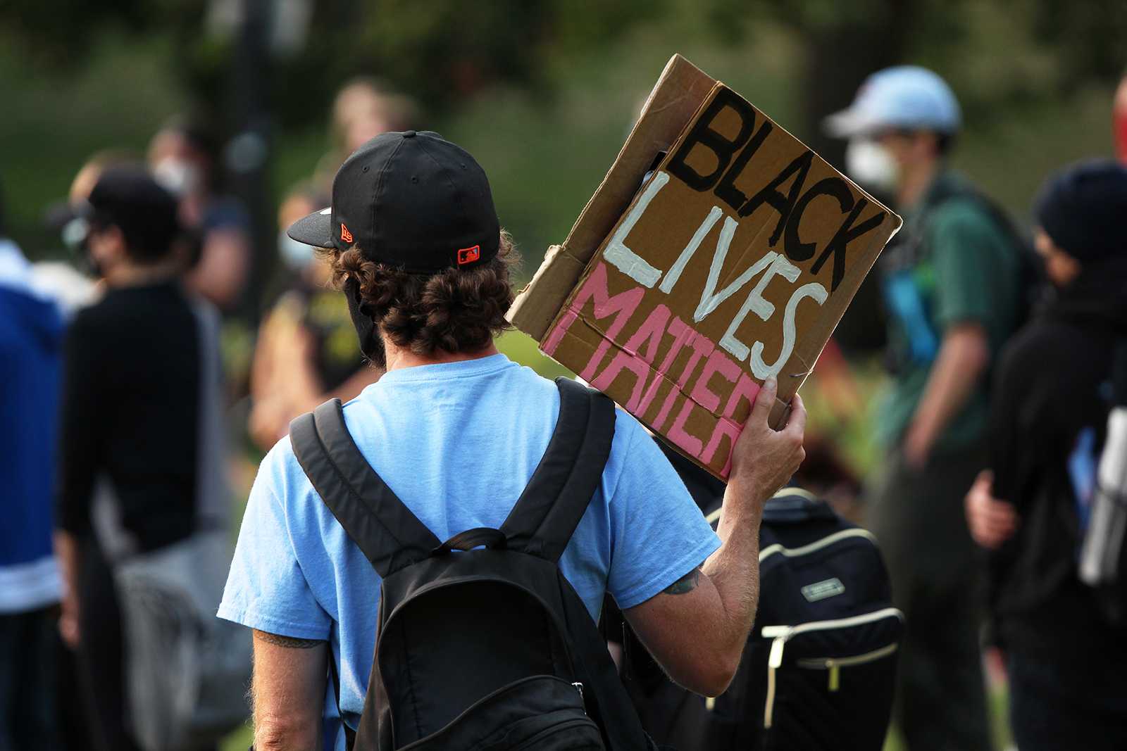 Protestors gather in Boston Common to rally against Jacob Blake shooting