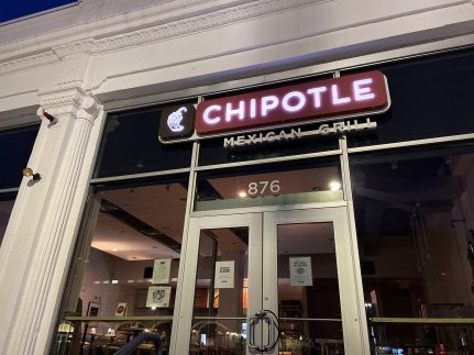 West campus Chipotle temporarily closed The Daily Free Press