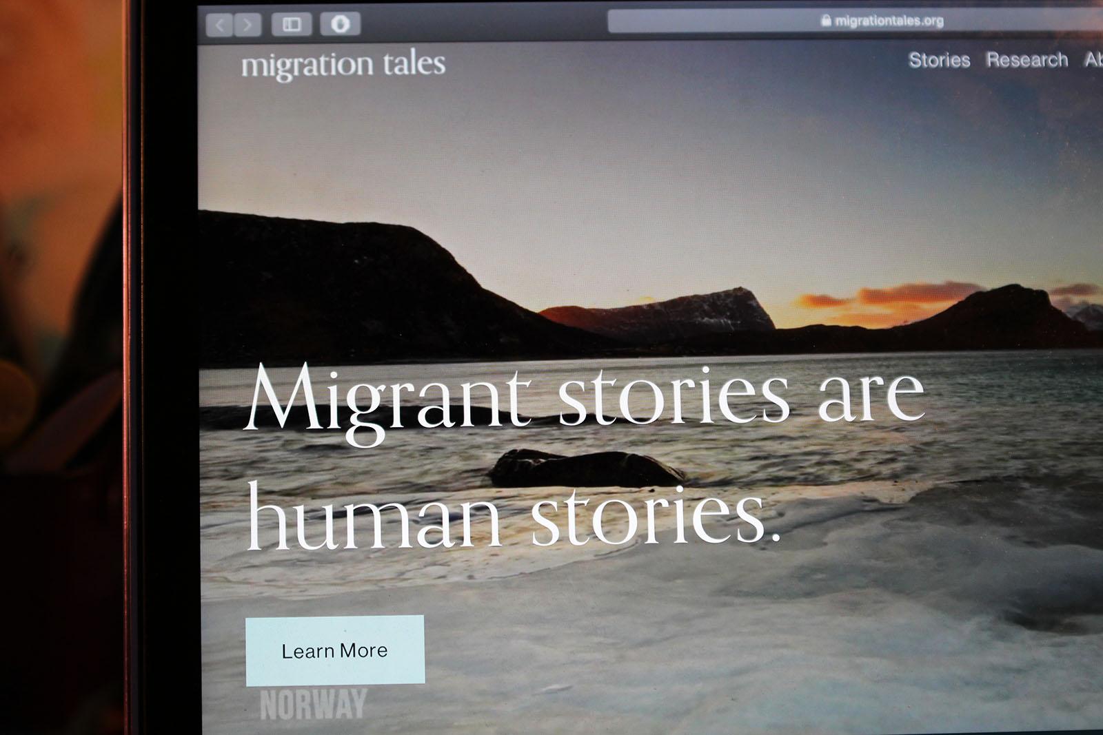 Boston University students Lara Werneck and Yiran Yu created Migration Tales — a website that showcases migrants’ stories and addresses stereotypes about immigrants. ILLUSTRATION BY HANNAH YOSHINAGA/ DAILY FREE PRESS STAFF  