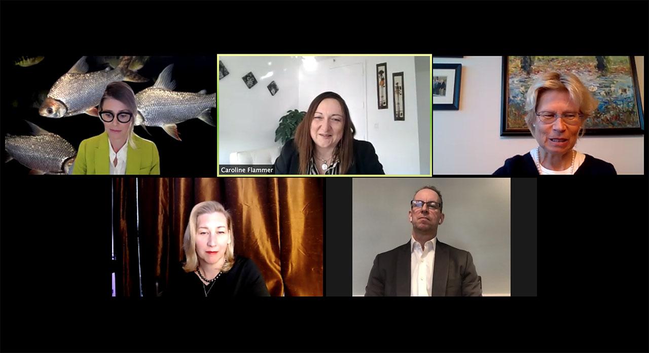 “The Sustainability Imperative” panel hosted by Boston University Alumni and Friends. Participating alumni discussed the importance of ecologically sustainable business practices. HANNAH YOSHINAGA/ DAILY FREE PRESS STAFF