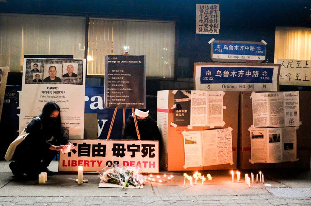 Urumqi China Vigil