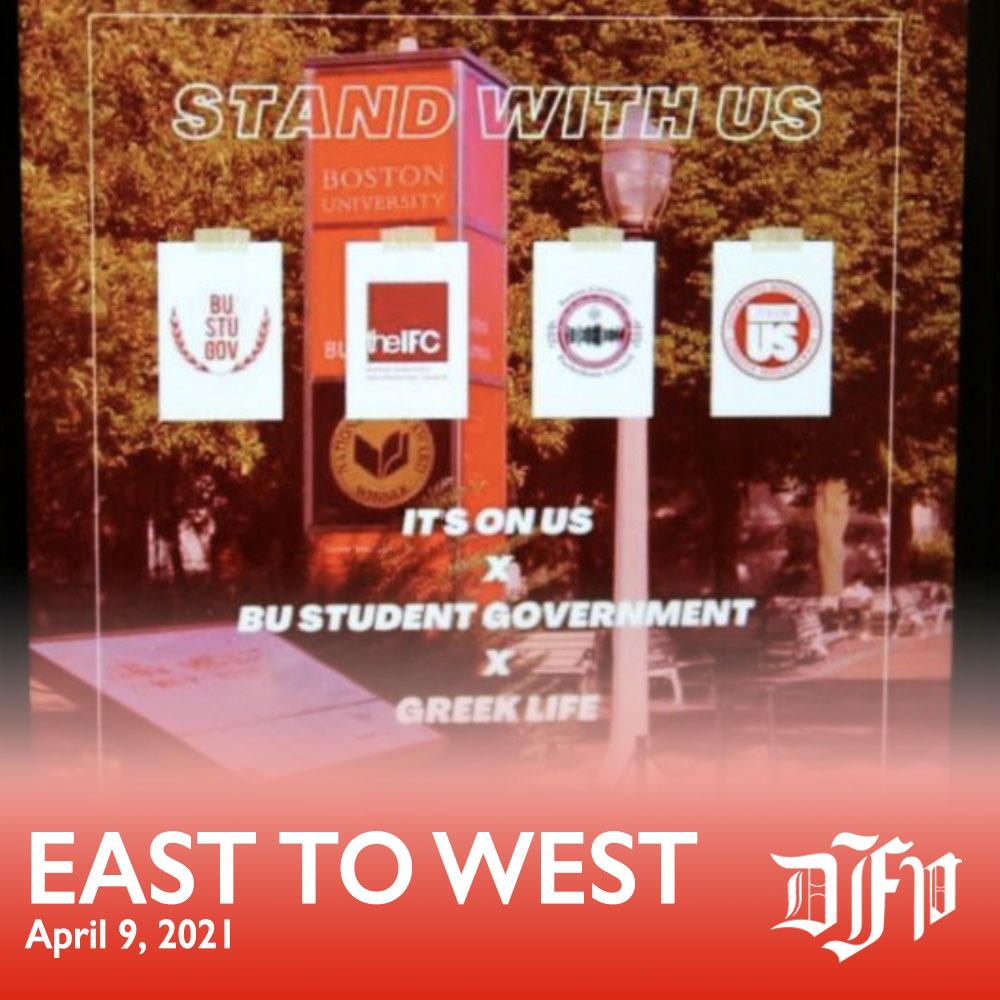 East to West: Apr. 9, 2021