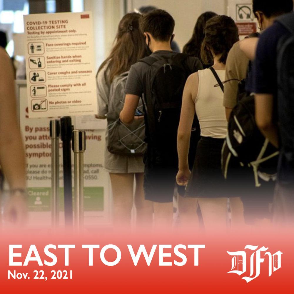 East to West: Nov. 22, 2021