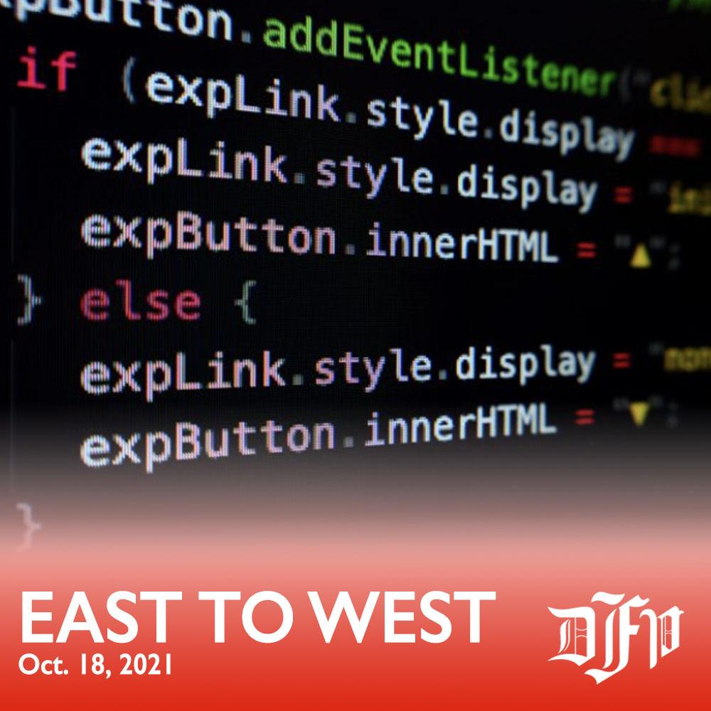 East to West: Oct. 18, 2021