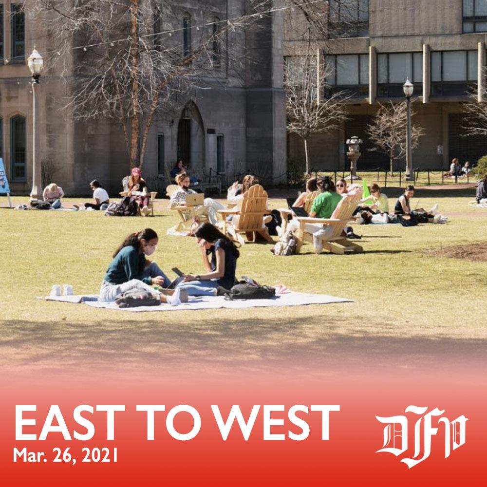 East to West: Mar. 26, 2021
