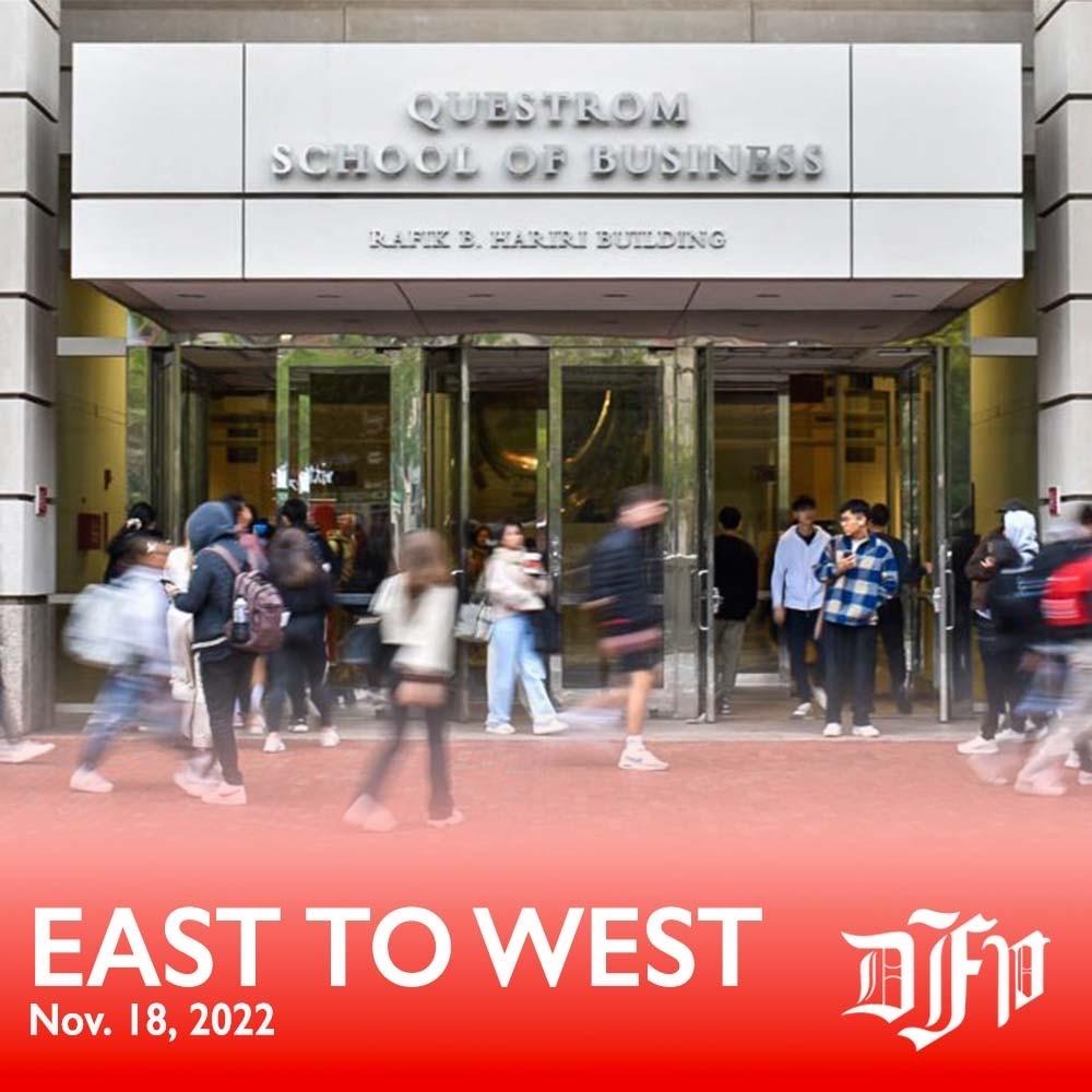 East to West: Nov. 18, 2022