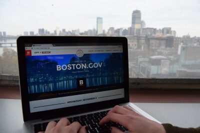 Boston Mayor Martin Walsh recently announced the City of Boston has open sourced its official website Boston.gov. PHOTO BY ELLEN CLOUSE /DAILY FREE PRESS STAFF