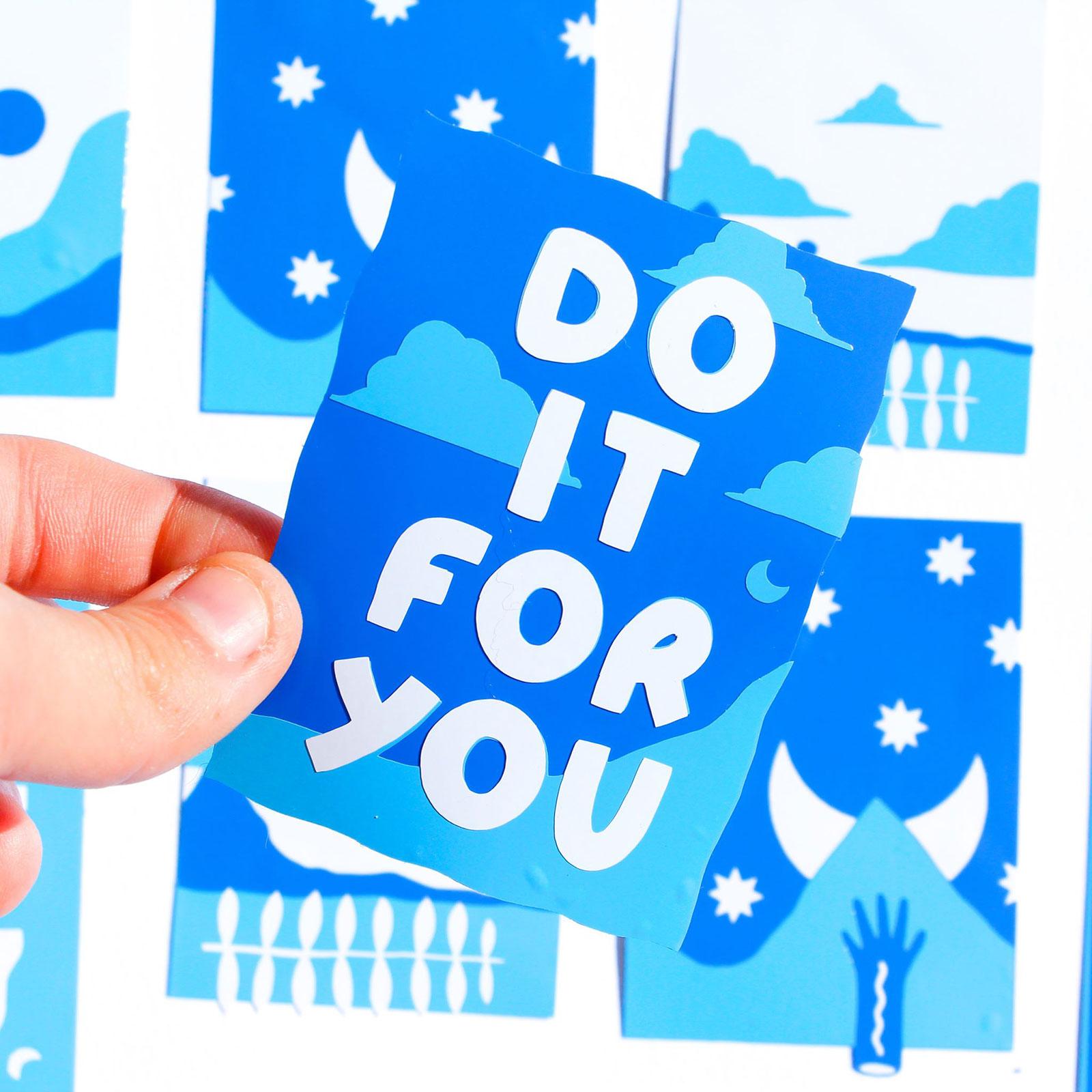 A sticker designed by Emily Perelman, a sophomore in Boston University’s College of Arts and Sciences who sells her graphic designs on stickers and prints online. Perelman is among many BU students that are continuing to run their independent businesses online during the coronavirus pandemic. COURTESY EMILY PERELMAN