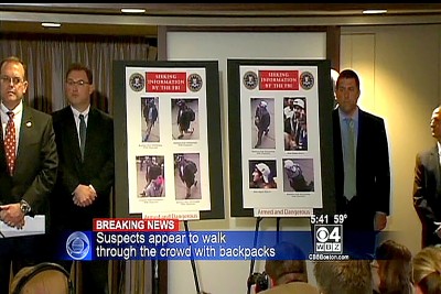 FBI agents revealed the two suspects linked to the Boston Marathon bombings on April 18, 2013. PHOTO COURTESY OF FBI