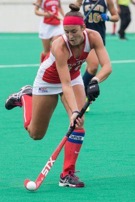 Senior forward Amanda Cassera is tied for the team lead in points with 12. PHOTO BY JUSTIN HAWK/ DAILY FREE PRESS STAFF 